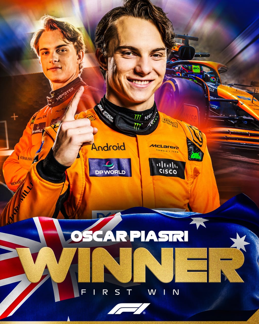 Oscar Piastri ganador del Premio de Hungría