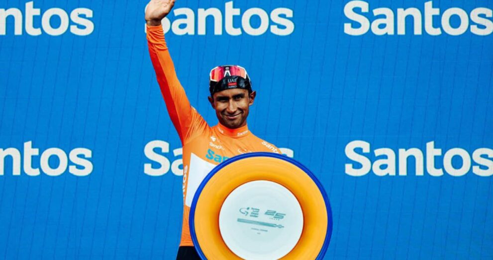 Jhonatan Narváez campeon del Santos Tour Down Under 2025