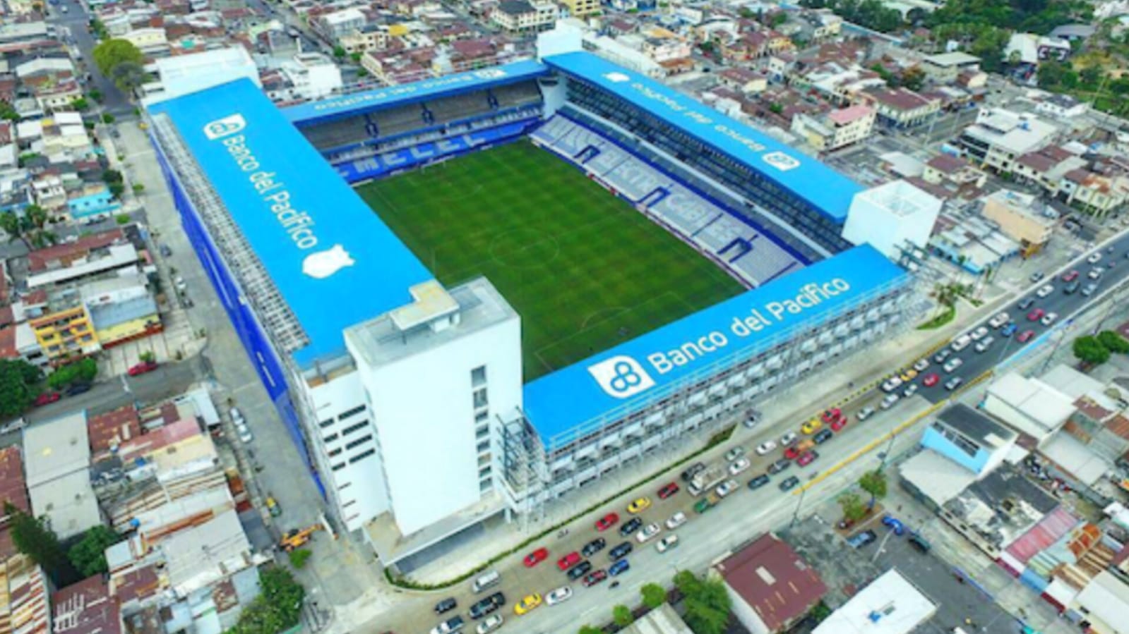 Remate del estadio George Capwell