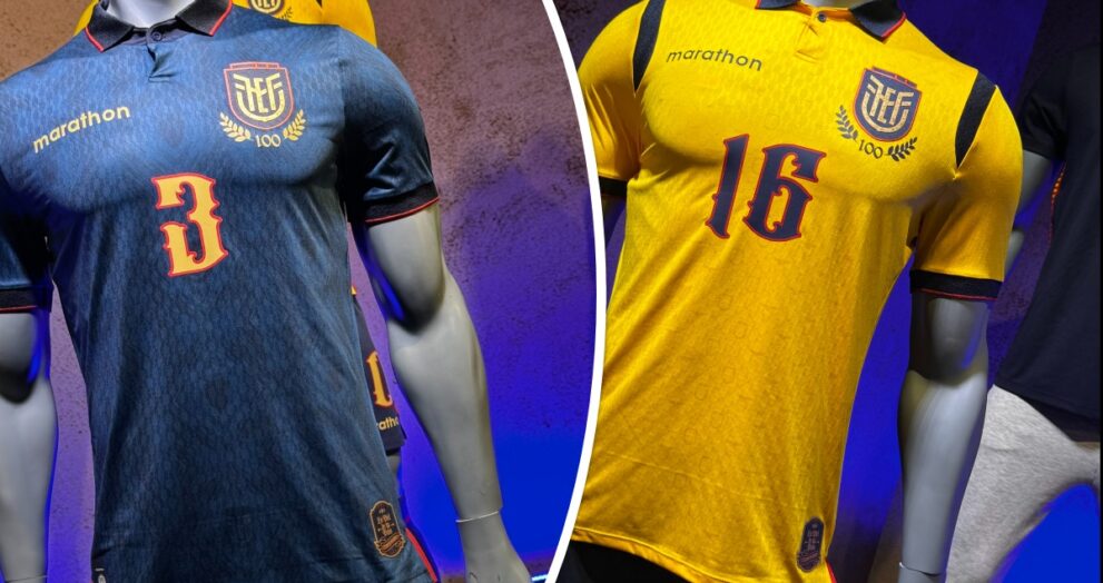 Nuevas camisetas del centenario de La Tri