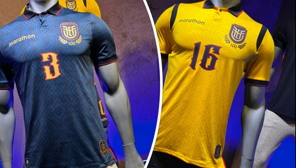 Nuevas camisetas del centenario de La Tri