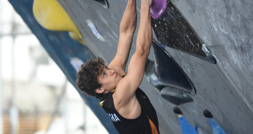 Del 24 al 27 de abril, Ibarra fue sede de la primera válida de Escalada Deportiva.