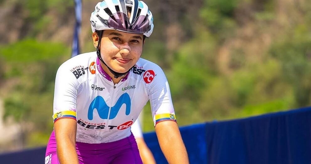La ecuatoriana Natalia Vásquez viajará a España para integrarse al Team Abadiño Cycling Academy
