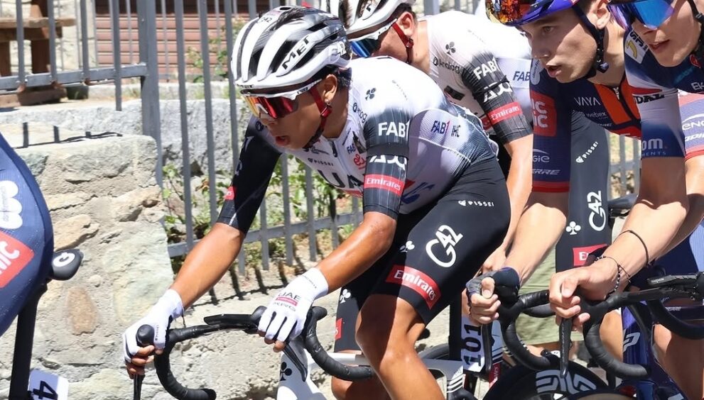 El ecuatoriano Mateo Ramírez entró en el Top 5 del Giro Valle d'Aosta 2025