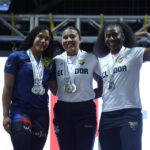Juleisy Angulo llegó a Ecuador tras coronarse campeona mundial de jabalina