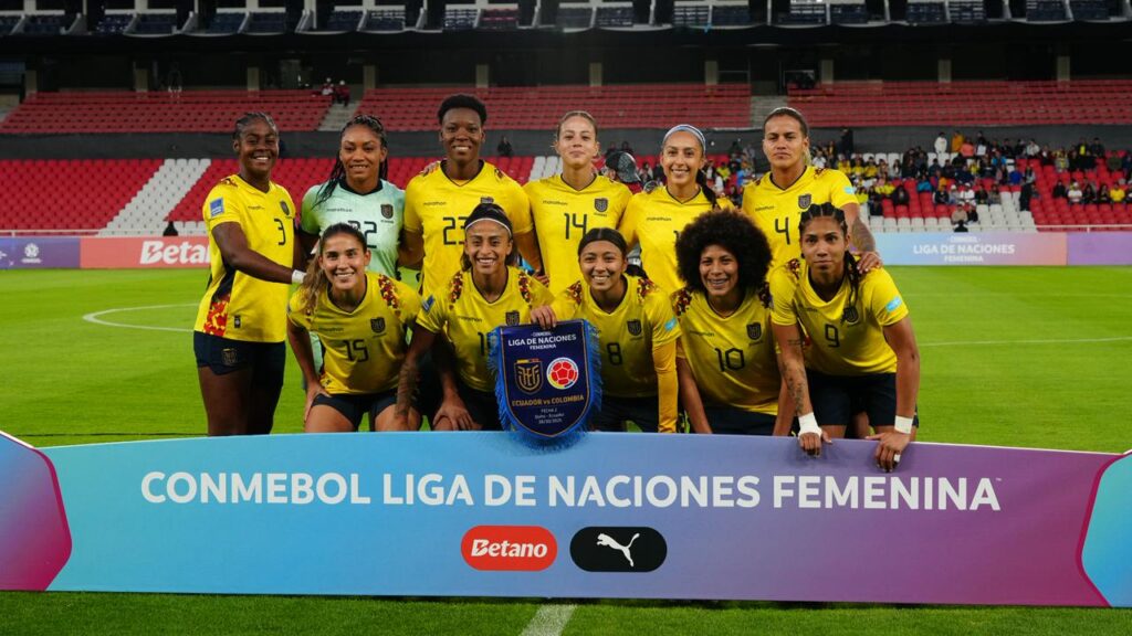 Ecuador vs Colombia femenina por la Liga de Naciones Femenina 2025 en Quito