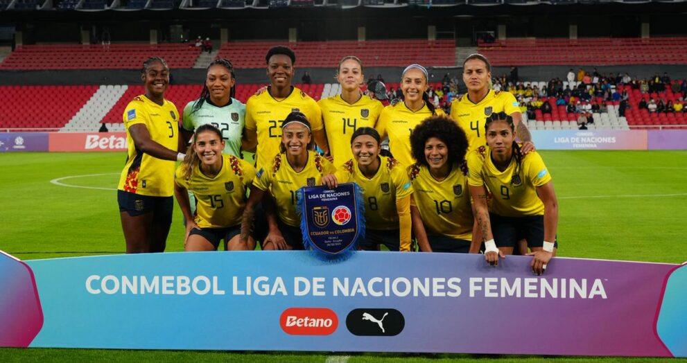 Ecuador vs Colombia femenina por la Liga de Naciones Femenina 2025 en Quito
